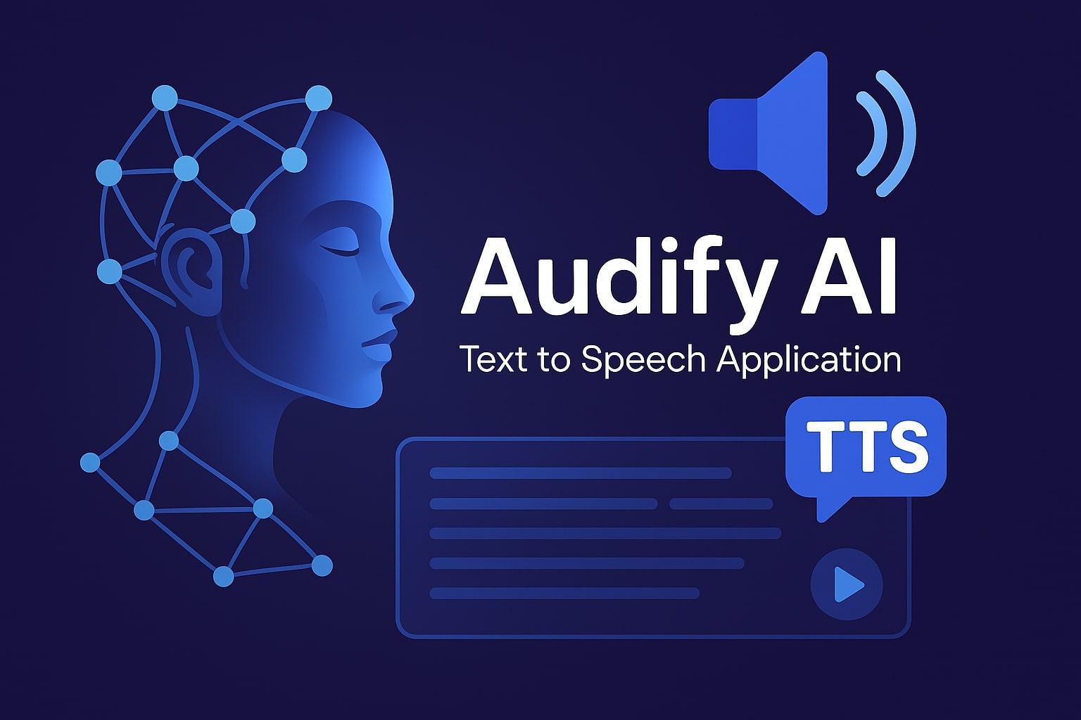 🎧 Audify AI - Text to Speech Converter cover image