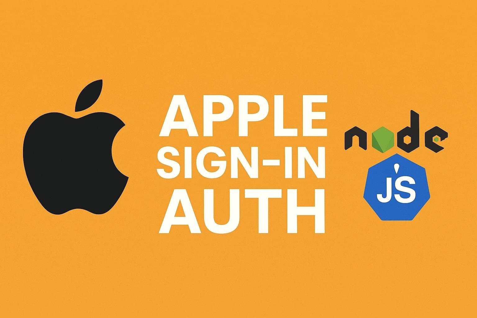 🍎 Apple signin for Node.js. cover