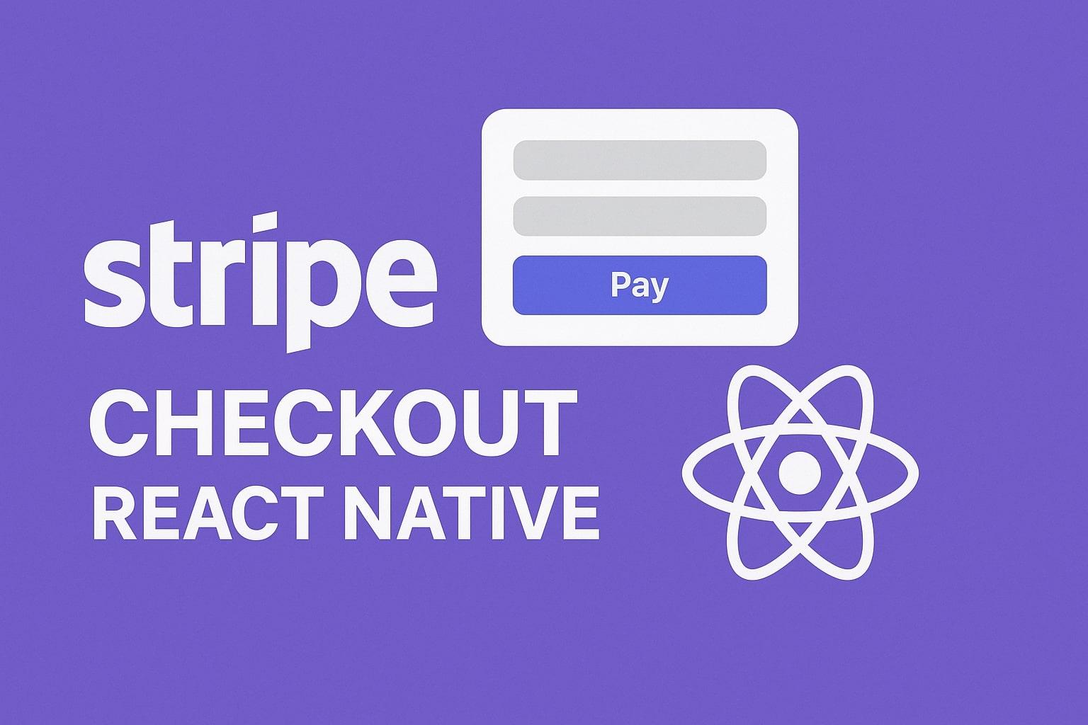 💰 React Native Stripe Checkout Webview cover